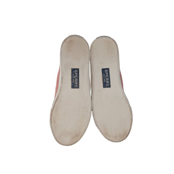 Sperry Top Sider Womens Sneakers Shoes Pink Seacoast Leather Lace Up Size 6.5M - Picture 8 of 9